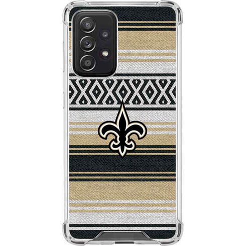 NFL New Orleans Saints Trailblazer Galaxy A52 5G Clear Case